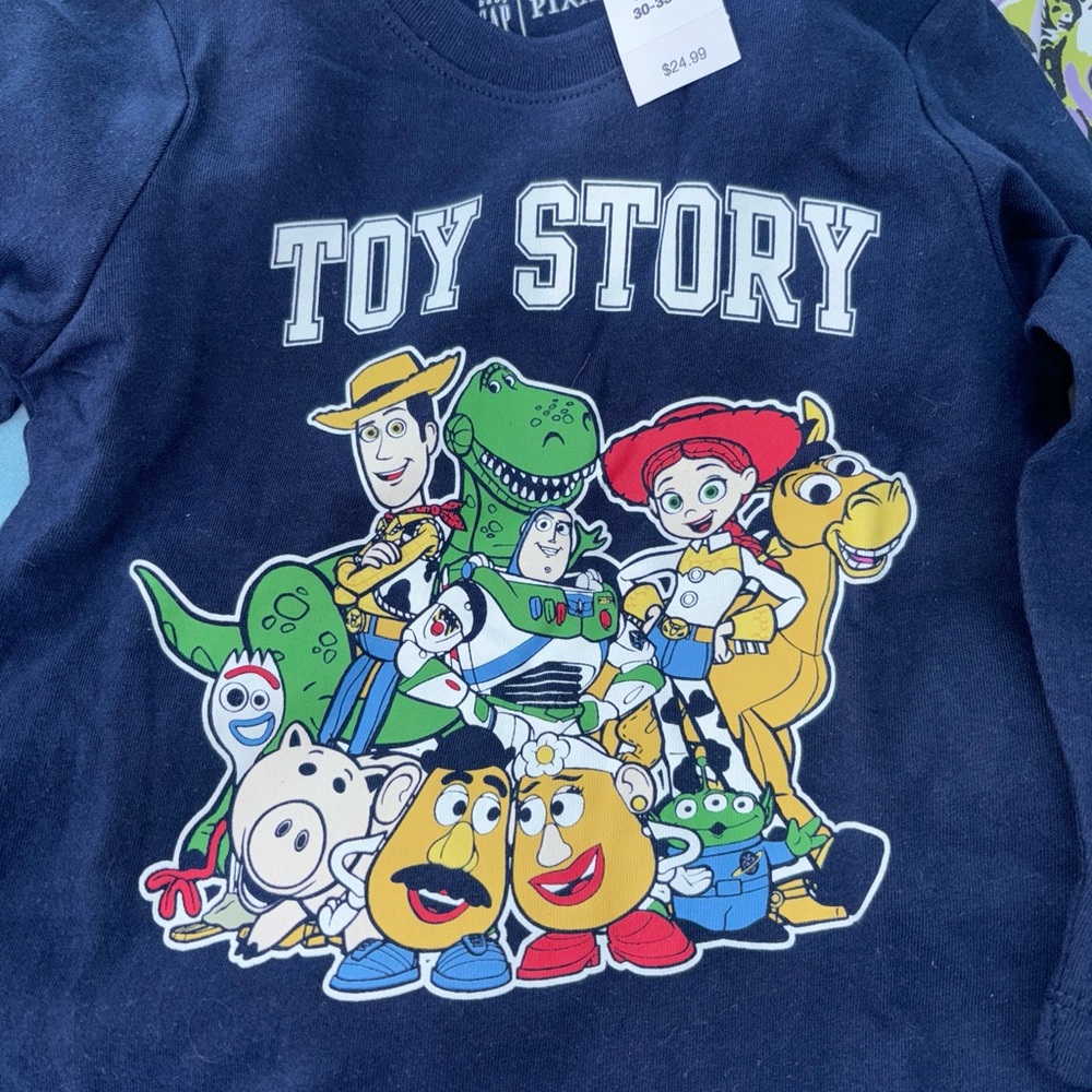 baby GAP  pixar toy story long sleeve 2T